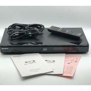 Sony BDP-S360 Blu-Ray DVD/Disc Player with Remote, Manual, HDMI Cable
